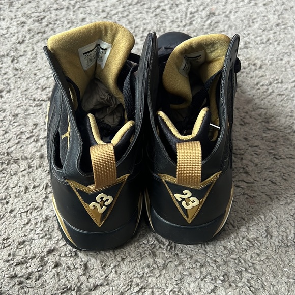 EUC Mens Jordan 7s (part of Gold Moments Pack) Size 11.5 - Picture 5 of 5